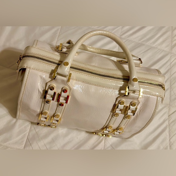 Vintage Tory Burch Robinson Rare Design Handbag - Picture 3 of 14